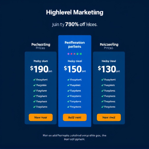 gohighlevel marketing pricing
