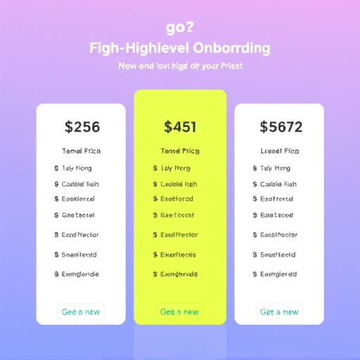 gohighlevel onboarding pricing