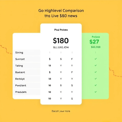 gohighlevel pricing comparison