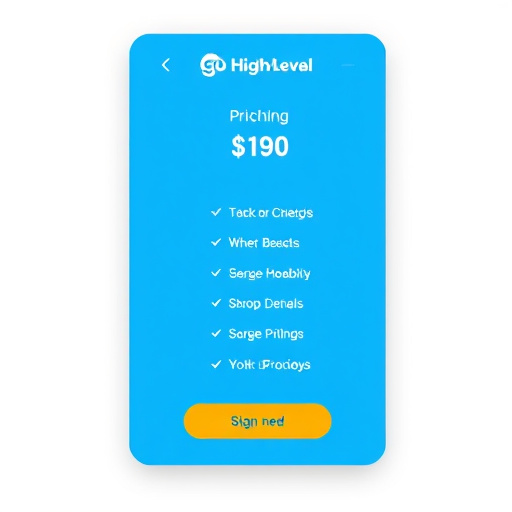 gohighlevel pricing details