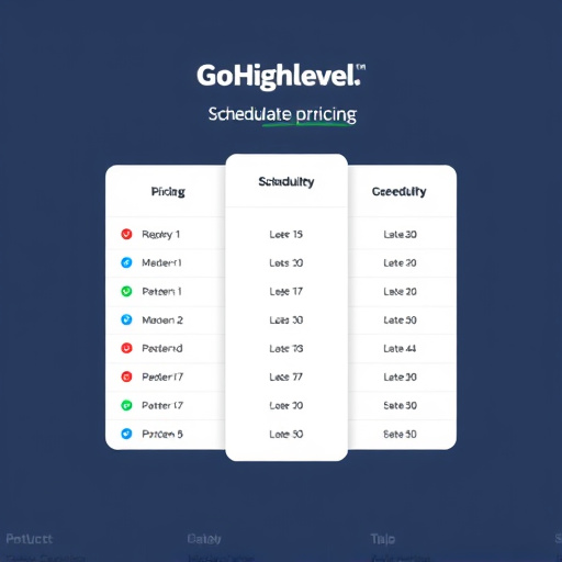 gohighlevel scheduling software pricing