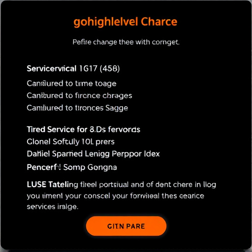 gohighlevel service charge details