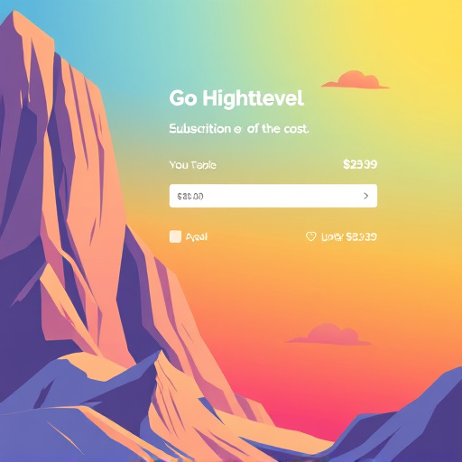 gohighlevel subscription cost