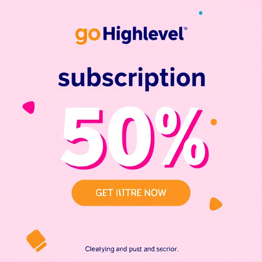 gohighlevel subscription discount
