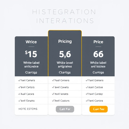 gohighlevel white label integration pricing