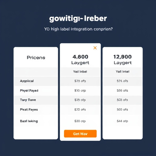 gohighlevel white label integration pricing