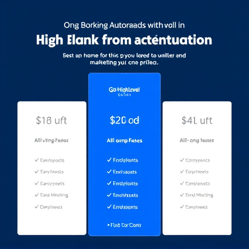 marketing automation pricing gohighlevel