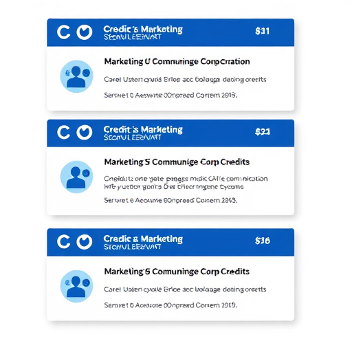 marketing communication credits