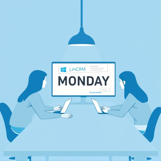 monday crm team collaboration