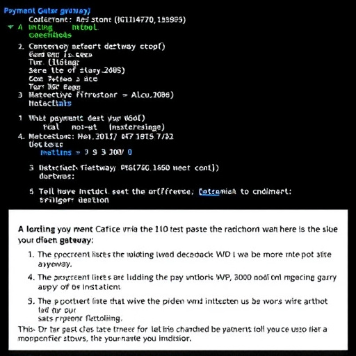 payment gateway troubleshooting