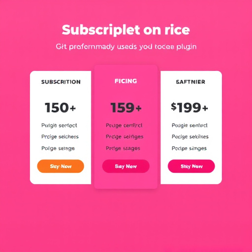 plugin subscription pricing