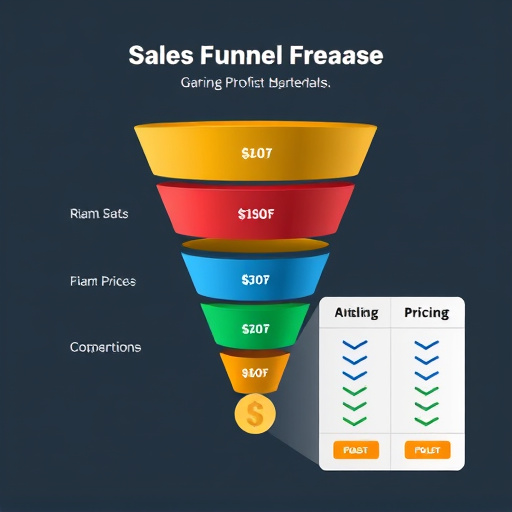 sales funnel development pricing