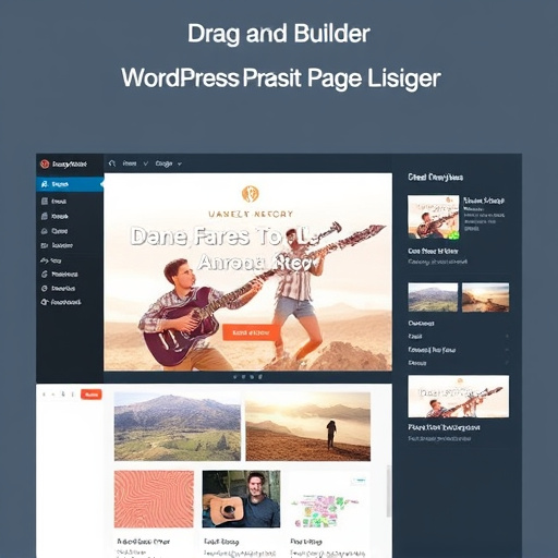 wordpress page builder drag and drop