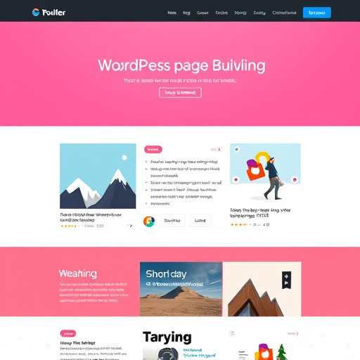 wordpress page builder drag and drop