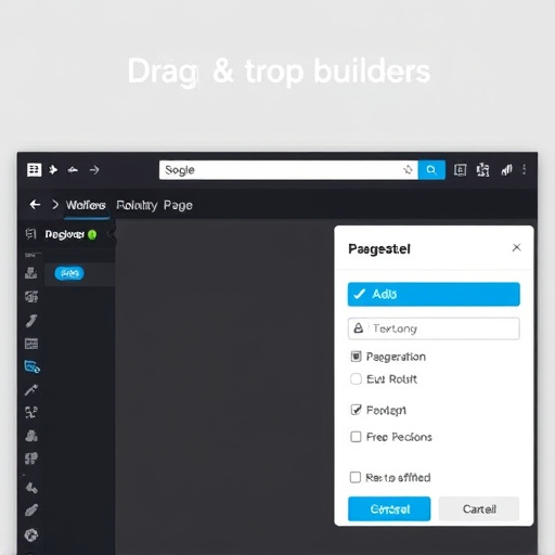 wordpress page builder drag and drop