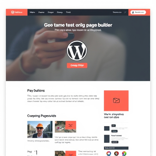 wordpress page builder drag and drop