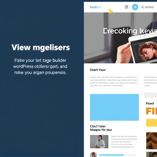wordpress page builder drag and drop