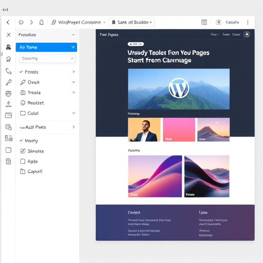 wordpress page builder drag and drop