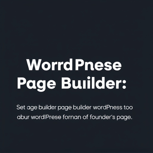 wordpress page builder plugin free