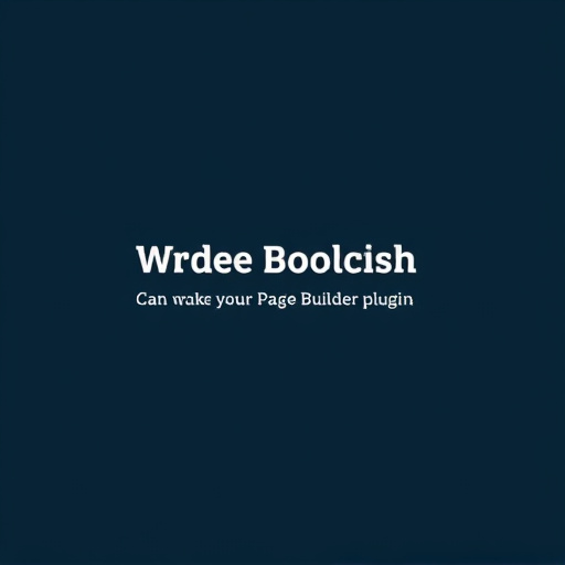 wordpress plugin page builder