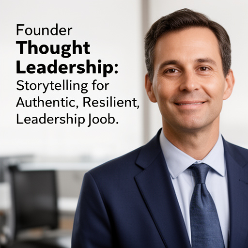 Founder Thought Leadership: Storytelling for Authentic, Resilient Leadership
