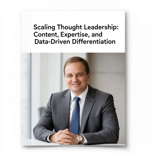 Scaling Thought Leadership: Content, Expertise, and Data-Driven Differentiation