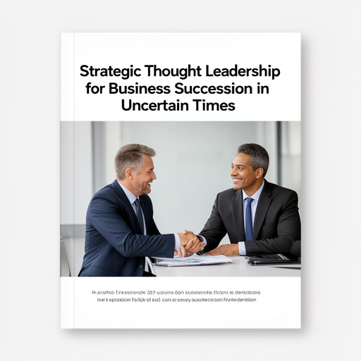 Strategic Thought Leadership for Business Succession in Uncertain Times